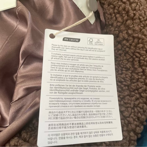 Luxe Brown Teddy Coat - Picture 9 of 9